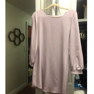 Lavender long sleeve dress